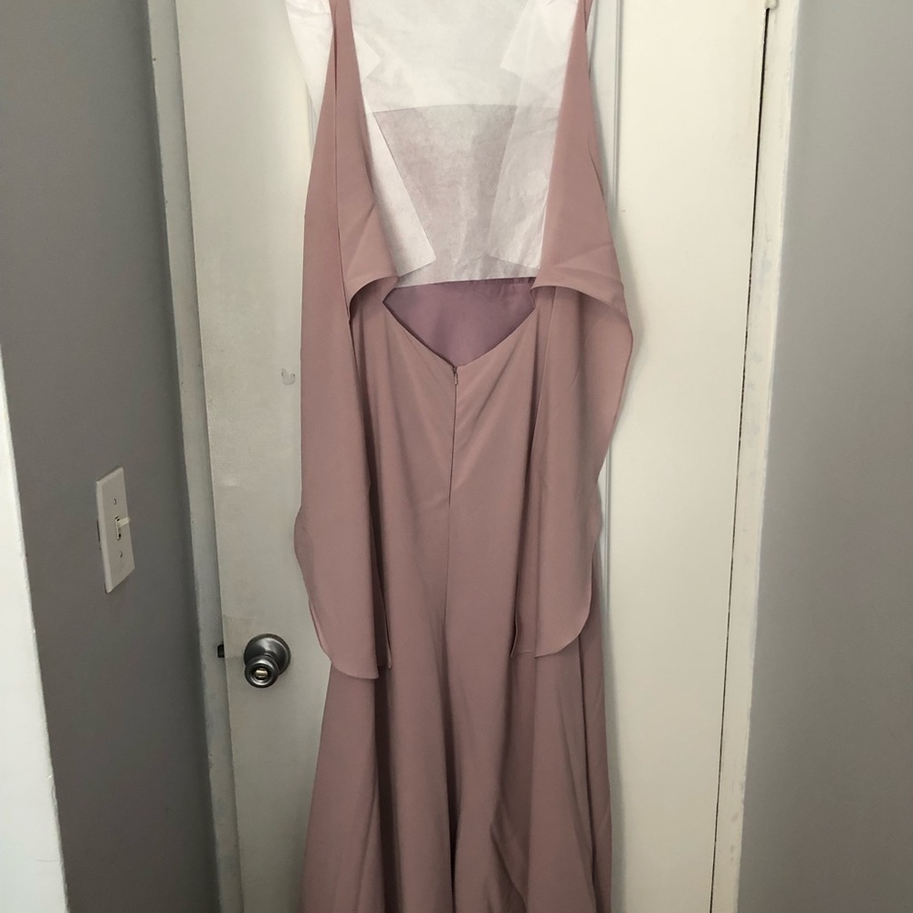 Jenny Yoo Delaney Bridesmaid Dress in Sweet Pea - Picture 5 of 8
